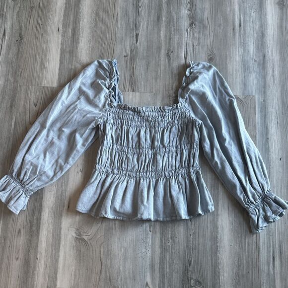Cotton Who What Wear Boho Peasant Top Size XS - Picture 1 of 11